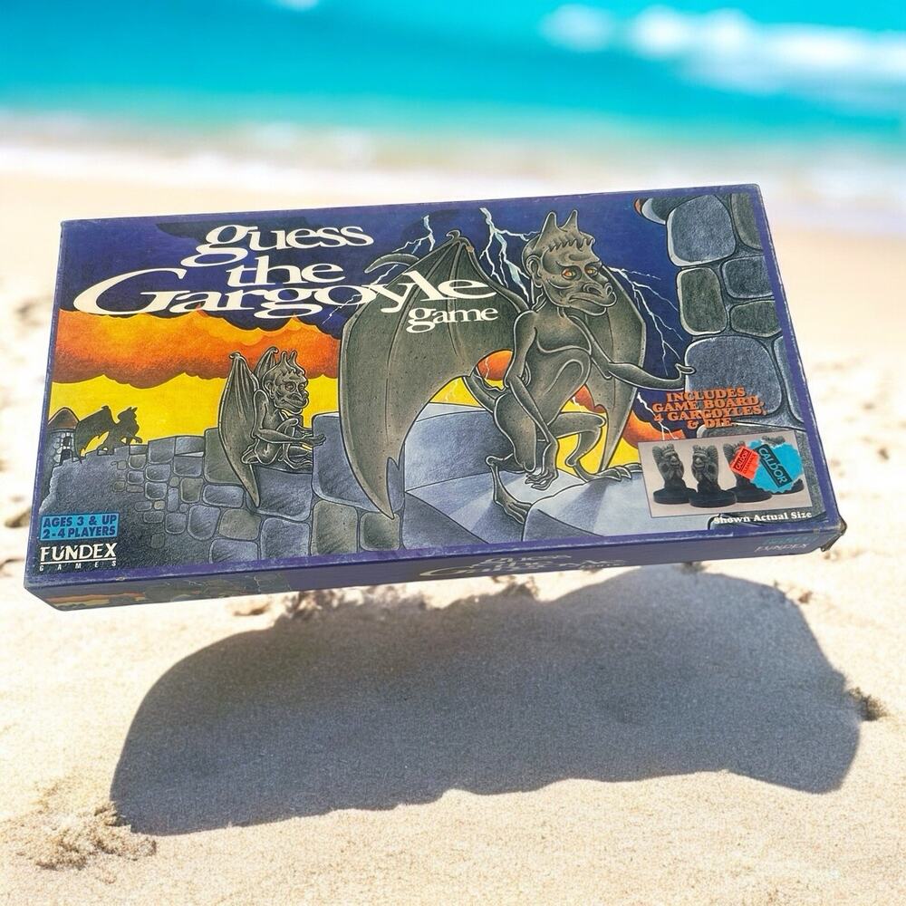 Vintage “Guess The Gargoyle Game” Fundex 1994 Sealed box NOS Caldor
